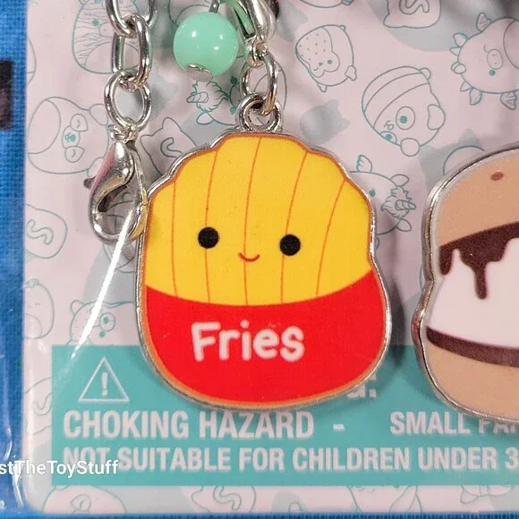 Original Squishmallows Food Squad Interchangeable Charm Set New - Picture 2 of 7